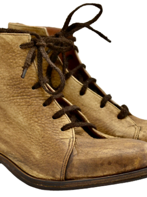 Asym derby boot  |  Clay stain | Yak