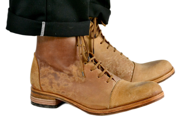 Fogey boot  |  Tan |  reverse cordovan