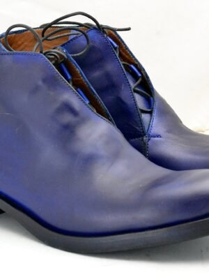 boot blind lace | Midnight blue | calf