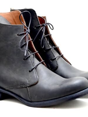 Derby Boot  | Black | waxy calf