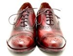 Oxford brogue  | Burgundy rub off | box calf