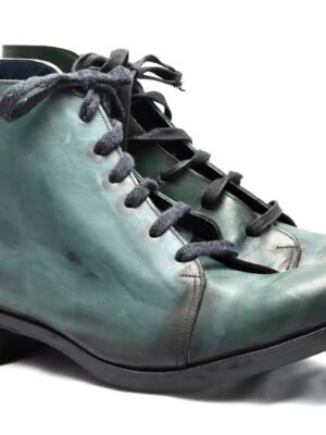 Asym derby boot  |  Petrolio  | calf