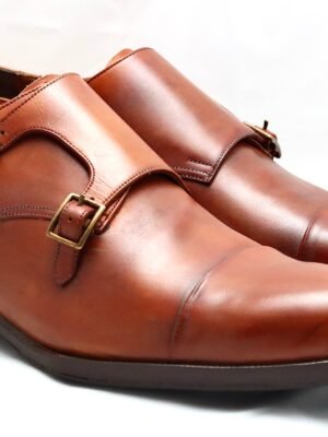 Double Monk  | antique cognac | box calf